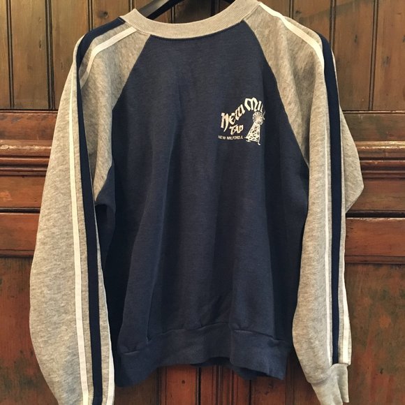 Vintage Track Sweatshirt- Old Mill Tap New Milford - Picture 2 of 7